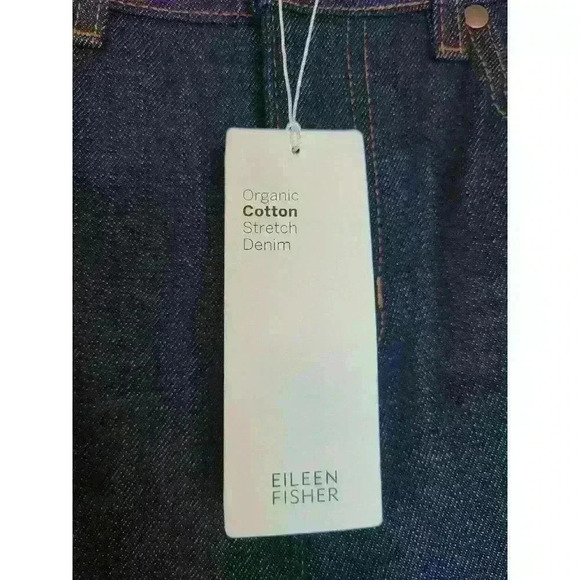 Eileen Fisher Organic Cotton Stretch Denim Skinny Jean Size 0 NWT - Picture 4 of 7